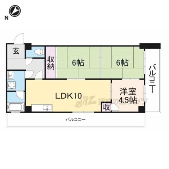 大阪府東大阪市中新開２丁目 賃貸マンション