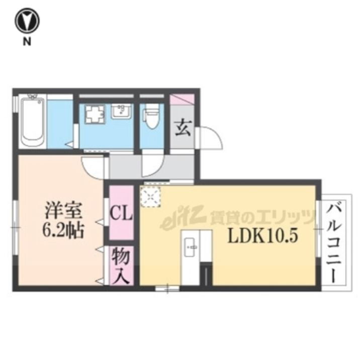 大阪府東大阪市中新開２丁目 賃貸アパート