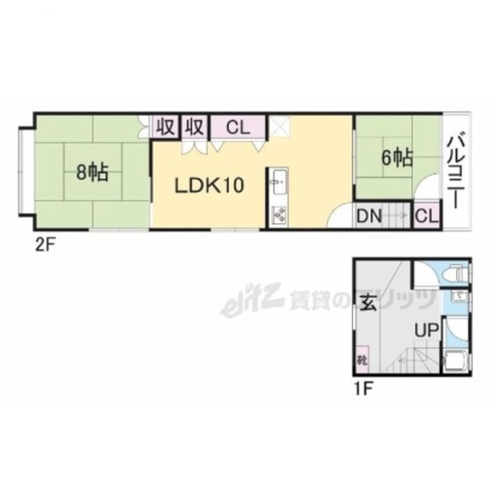 京都府宇治市木幡御園 六地蔵駅 2LDK 一戸建て 賃貸物件詳細