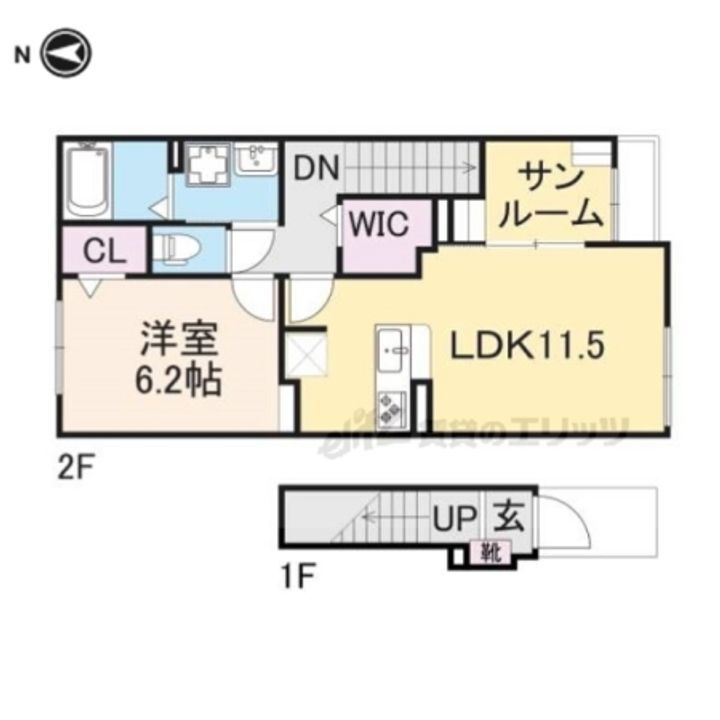 奈良県奈良市佐保台西町 平城山駅 1LDK アパート 賃貸物件詳細
