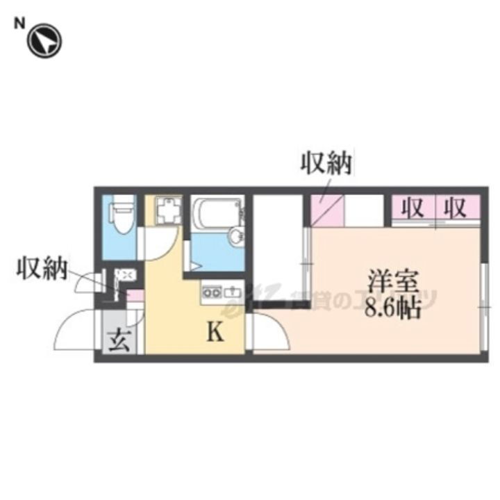 兵庫県尼崎市築地３－ 賃貸アパート