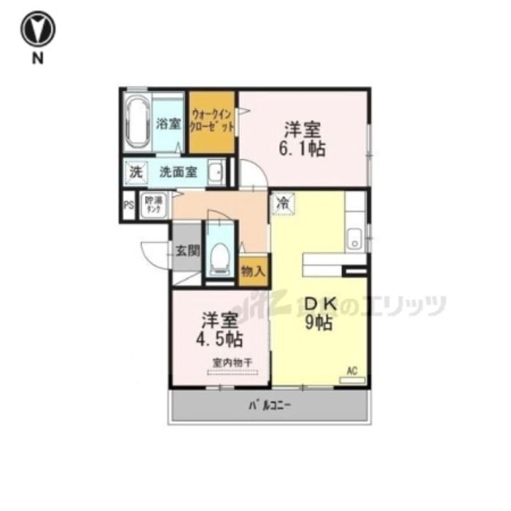 大阪府四條畷市岡山１丁目 賃貸アパート