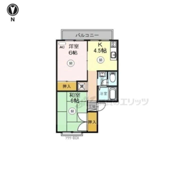 兵庫県尼崎市若王寺３丁目 賃貸アパート