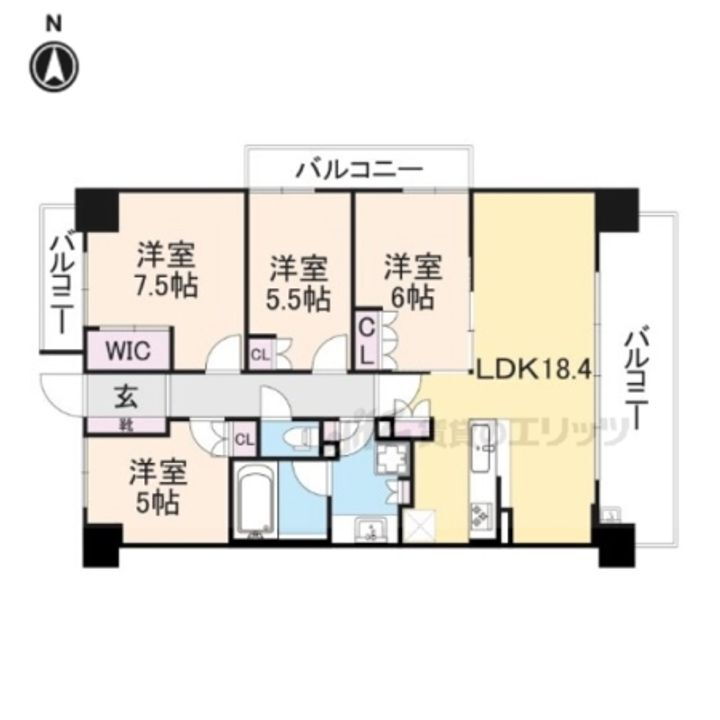 京都府長岡京市神足稲葉 賃貸マンション