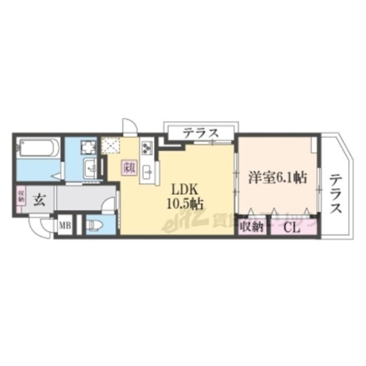 滋賀県守山市水保町 守山駅 1LDK アパート 賃貸物件詳細