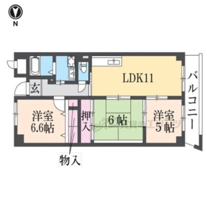 兵庫県尼崎市下坂部２丁目 賃貸マンション