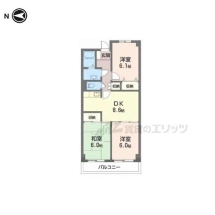 大阪府東大阪市源氏ケ丘 賃貸マンション