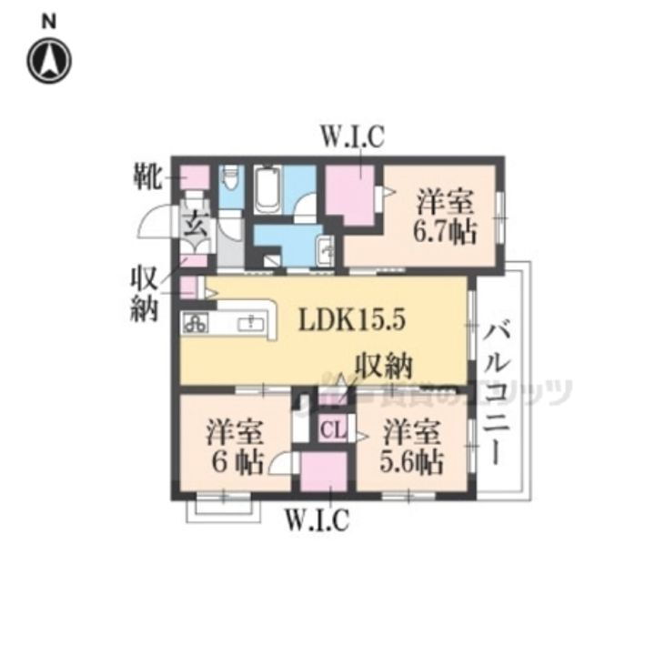 大阪府東大阪市西堤楠町３丁目 賃貸マンション