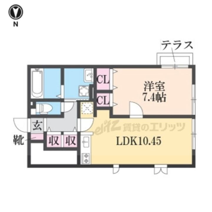 兵庫県尼崎市東園田町２丁目 賃貸アパート