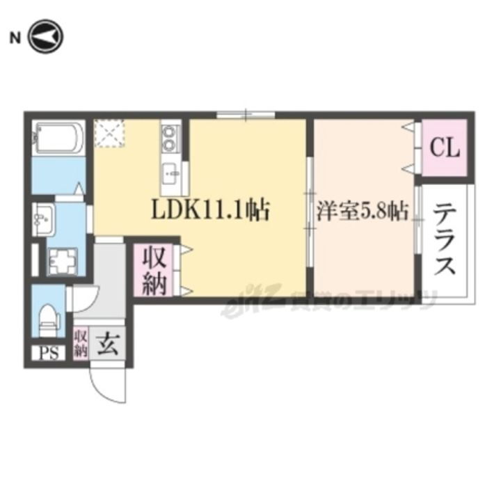 大阪府枚方市中宮西之町 賃貸アパート