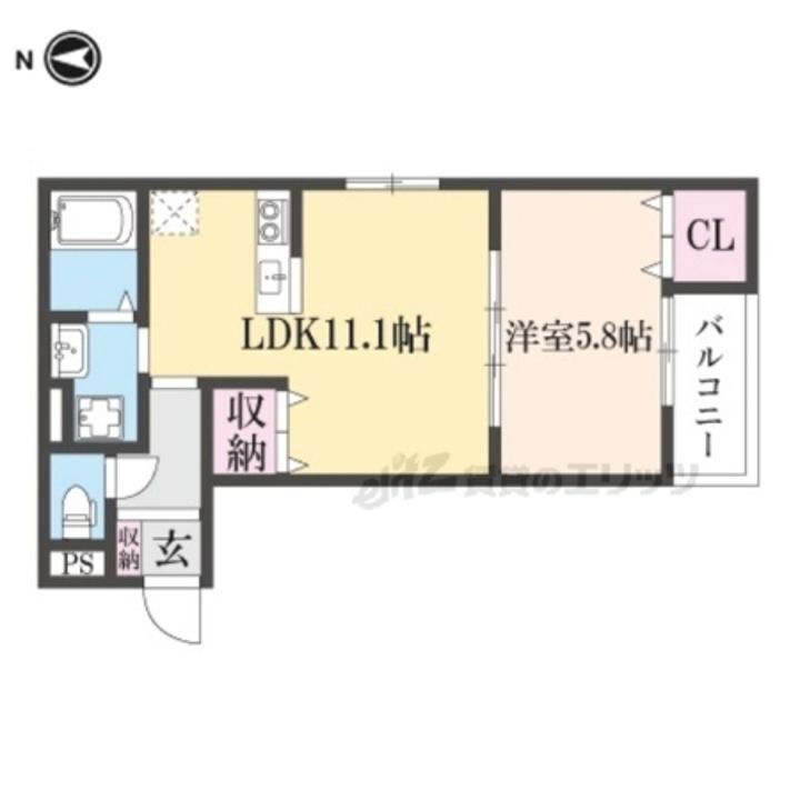 大阪府枚方市中宮西之町 賃貸アパート