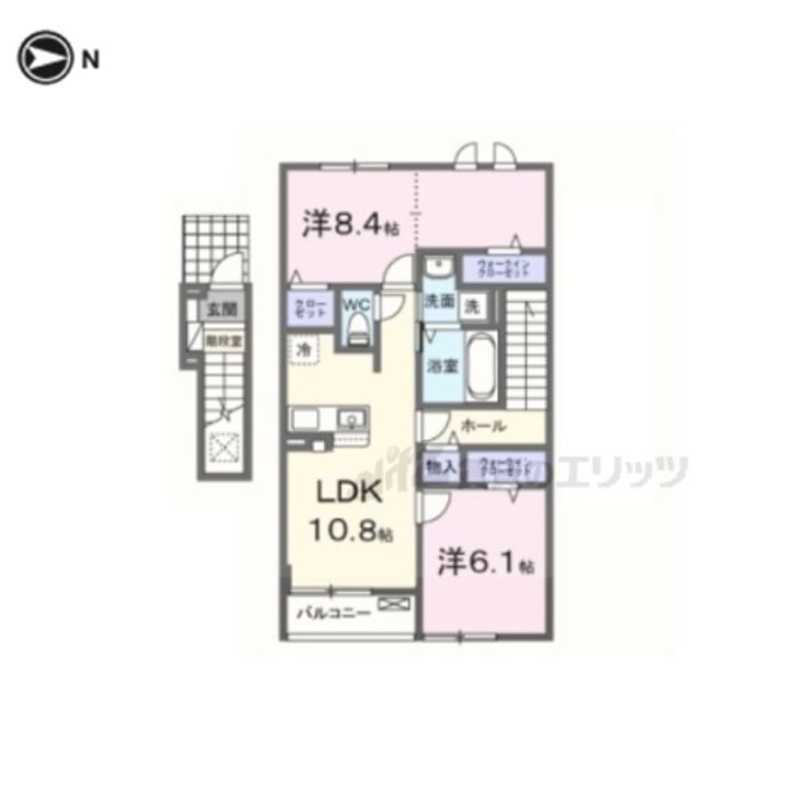 大阪府交野市倉治８丁目 賃貸アパート