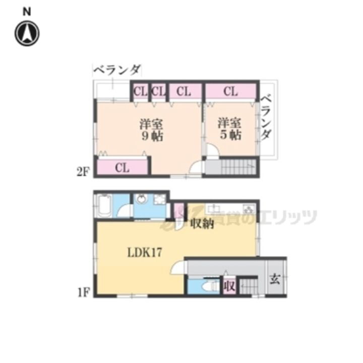 京都府京都市西京区桂久方町 賃貸一戸建て