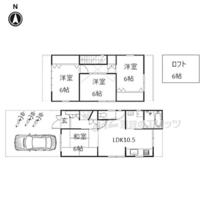 京都府京都市山科区大塚森町 賃貸一戸建て