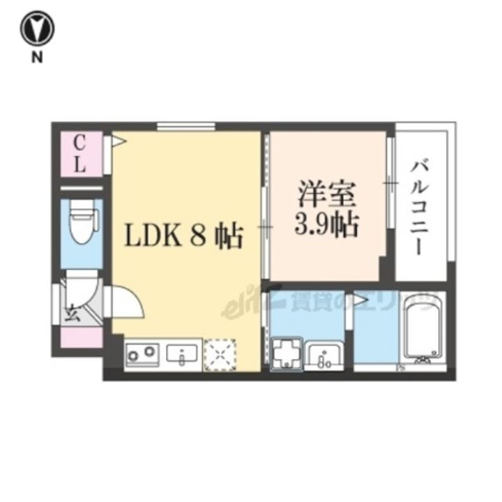 京都府京都市伏見区深草七瀬川町 賃貸アパート