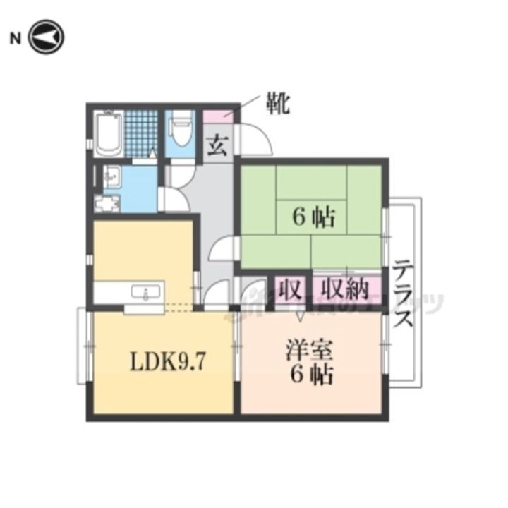 大阪府東大阪市角田２丁目 賃貸アパート