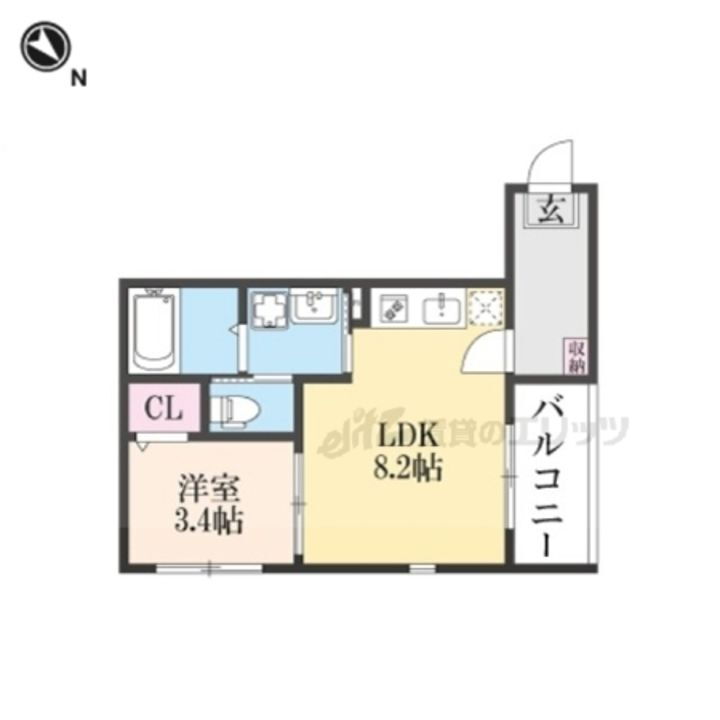 京都府京都市伏見区深草佐野屋敷町 賃貸アパート