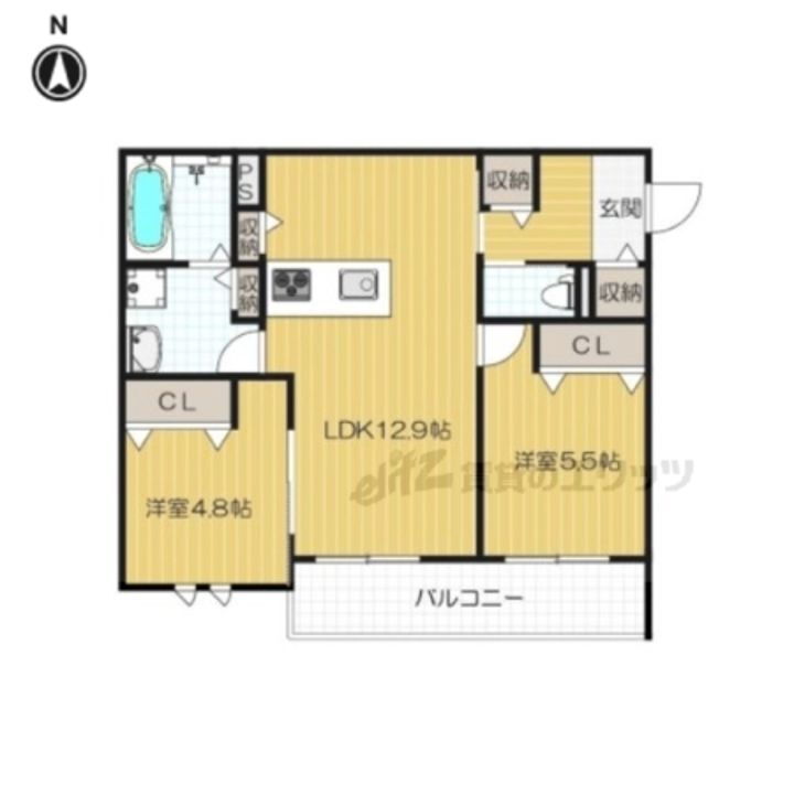 大阪府東大阪市岩田町１丁目 賃貸アパート