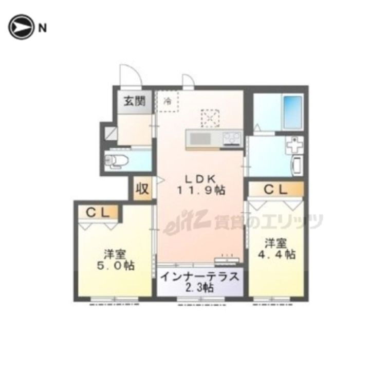 奈良県大和高田市大字神楽 賃貸アパート