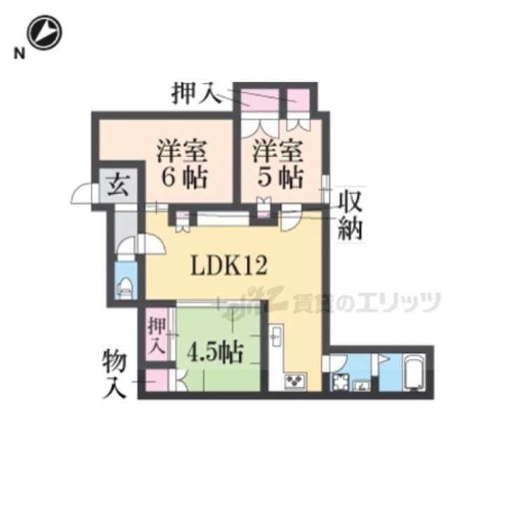 兵庫県尼崎市杭瀬寺島１丁目 賃貸一戸建て