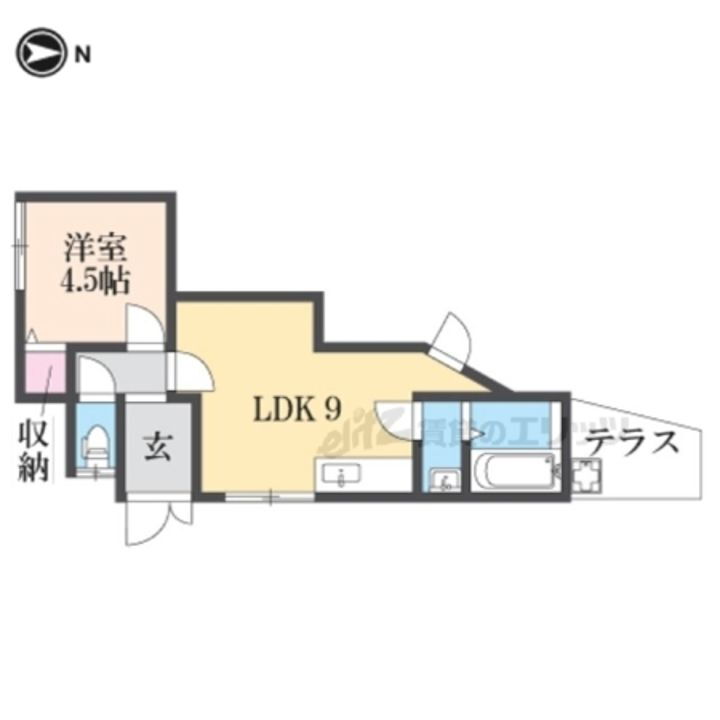 大阪府枚方市黄金野１丁目 賃貸アパート