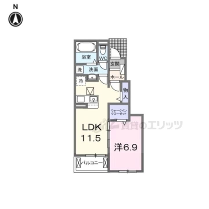 京都府綴喜郡井手町大字井手小字南猪ノ阪 賃貸アパート