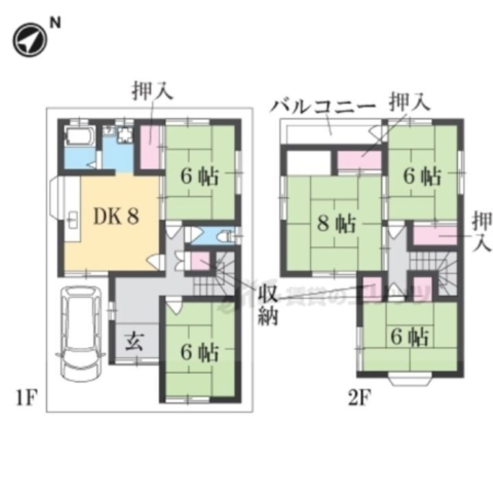 京都府京都市西京区大枝沓掛町 賃貸一戸建て