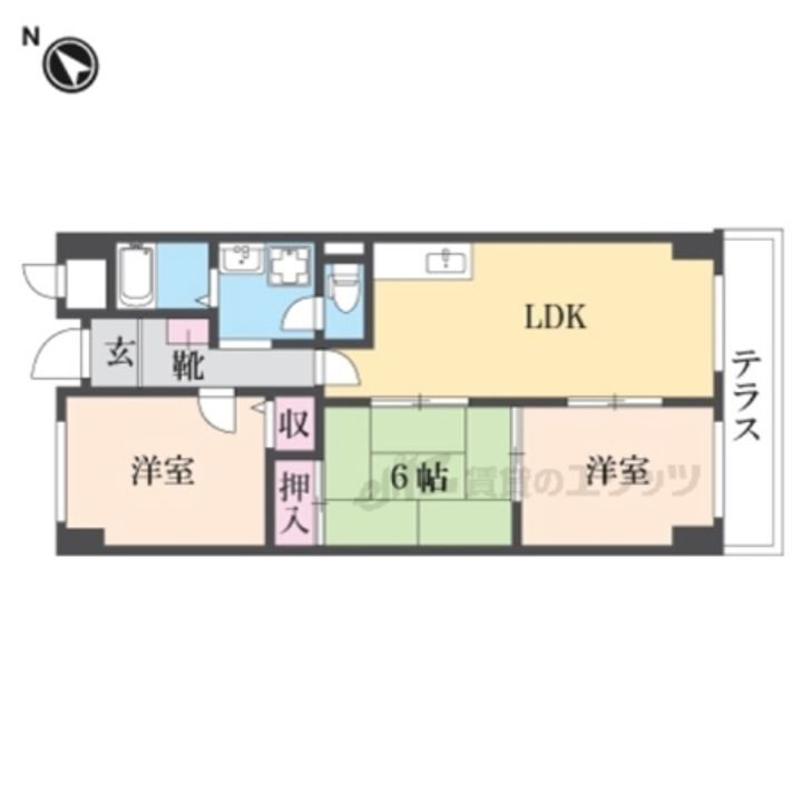 大阪府東大阪市稲田上町１丁目 賃貸マンション