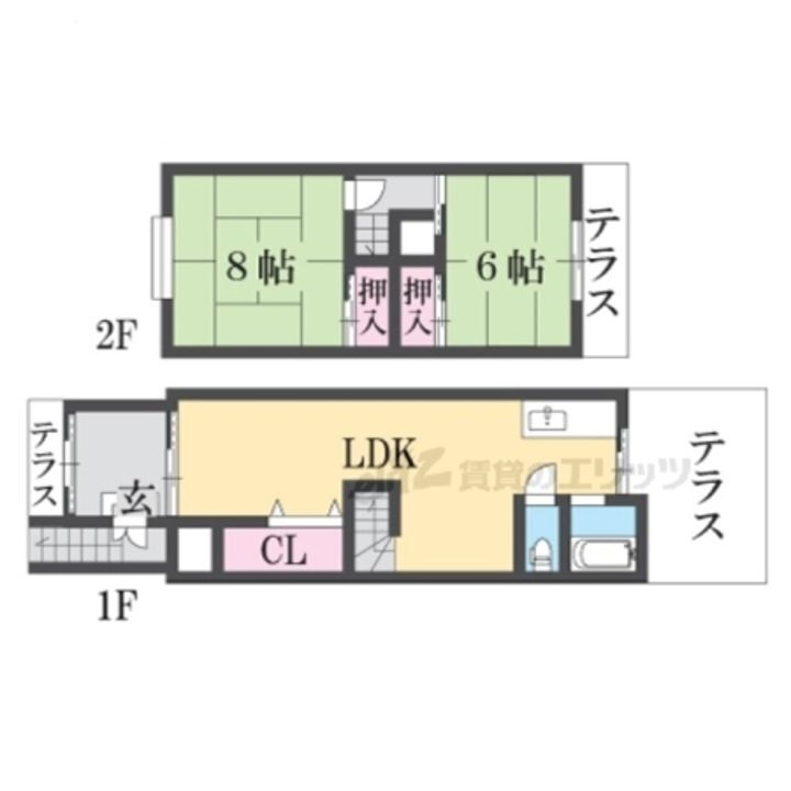 京都府京都市伏見区深草西浦町３丁目 賃貸アパート
