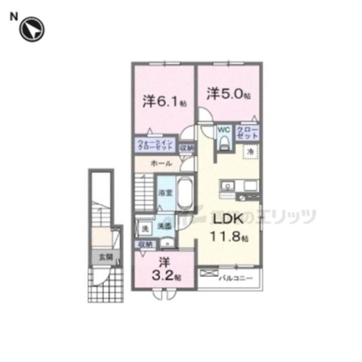 滋賀県甲賀市甲南町野田 賃貸アパート