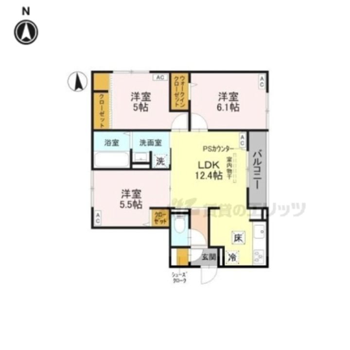 京都府京都市左京区岩倉花園町 賃貸アパート