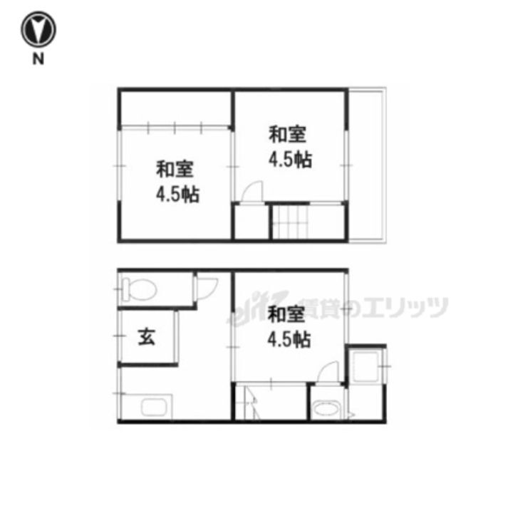 滋賀県大津市茶戸町 賃貸一戸建て