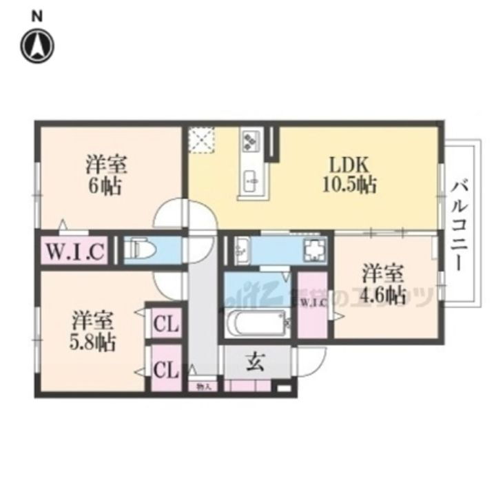 京都府京都市西京区川島野田町 賃貸アパート