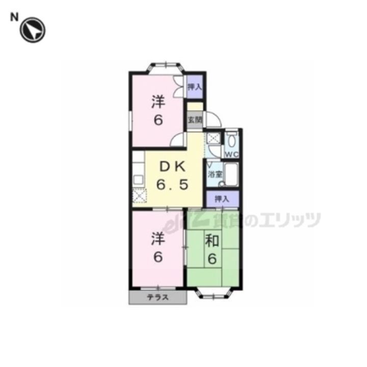 京都府綾部市青野町大塚 賃貸アパート