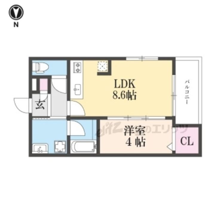 大阪府枚方市町楠葉２丁目 賃貸アパート