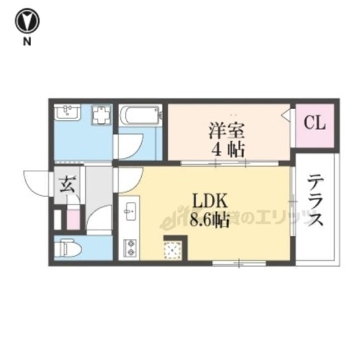 大阪府枚方市町楠葉２丁目 賃貸アパート