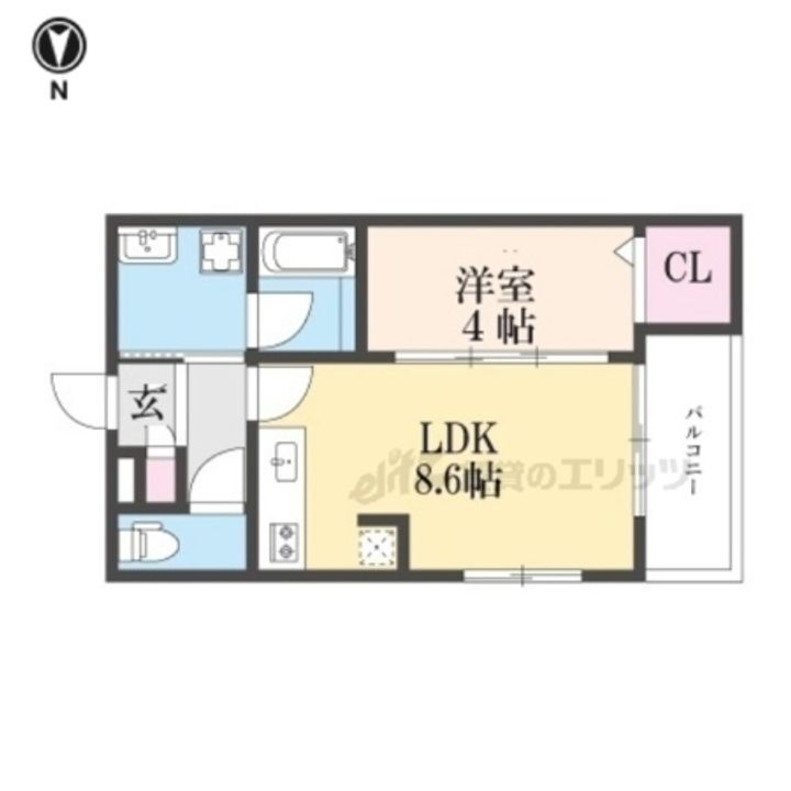 大阪府枚方市町楠葉２丁目 賃貸アパート