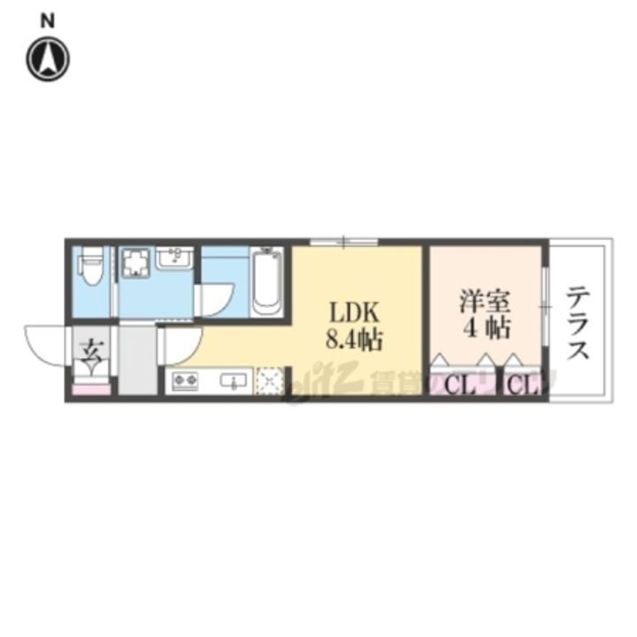 大阪府枚方市町楠葉２丁目 賃貸アパート