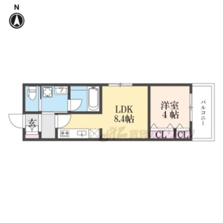 大阪府枚方市町楠葉２丁目 賃貸アパート