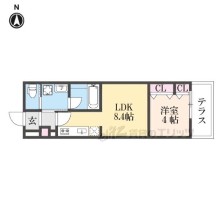 大阪府枚方市町楠葉２丁目 賃貸アパート