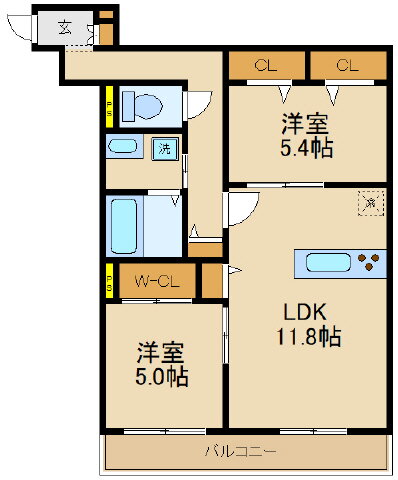千葉県柏市富里２丁目 柏駅 2LDK アパート 賃貸物件詳細