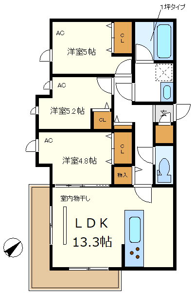 東京都八王子市松木 賃貸アパート