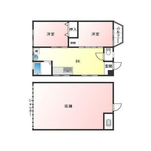 岐阜県岐阜市北一色２丁目 貸住付店舗一部 物件詳細