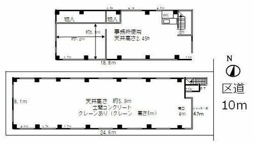 東京都葛飾区小菅１丁目 小菅駅 貸事務所 物件詳細