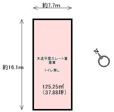 徳島県阿南市那賀川町黒地 羽ノ浦駅 貸倉庫 物件詳細