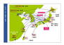小松京町　岩並事務所 国際線　路線図　香港便２０１９年４月に就航