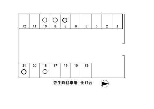 Ｄ１４　弥生町貸駐車場