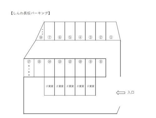 しんわ長坂パーキング（バイク置場）