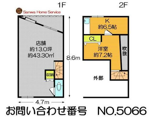 大阪府東大阪市鴻池元町 鴻池新田駅 貸店舗・事務所 物件詳細