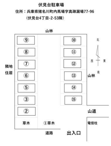 伏見台駐車場